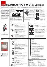 B.E.G. LUXOMAT PD4-M-DIM-Corridor Series Installation And Operating Instruction preview