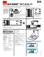 Предварительный просмотр 1 страницы B.E.G. LUXOMAT PD9-DIGI-FC Installation And Operating Instruction