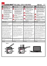 B.E.G. LUXOMAT PS-DALI-SYS-USB-REG Mounting Instructions предпросмотр