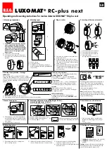 Предварительный просмотр 1 страницы B.E.G. RC-plus next 130 Operating And Mounting Instructions