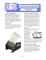 Preview for 1 page of B-G Instruments PM1320 Features, Instructions & Technical Data