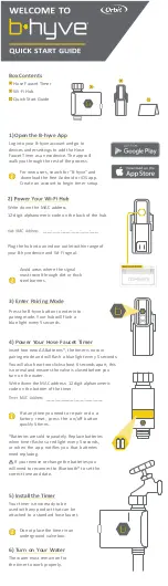 B-hyve 21004 Quick Start Manual preview