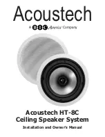 B-I-C America Acoustech HT-8C Installation And Owner'S Manual preview