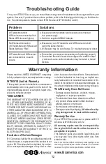 Preview for 12 page of B-I-C America WTR-SYS User Manual