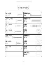 Предварительный просмотр 3 страницы b-intense 1 Assembly Instructions Manual