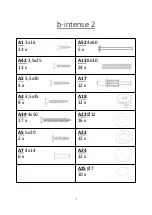 Предварительный просмотр 3 страницы b-intense 2 Assembly Instructions Manual