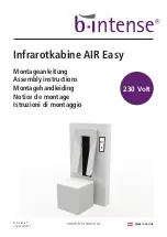 b-intense AIR Easy Assembly Instructions Manual предпросмотр