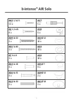 Preview for 3 page of b-intense Air Solo Assembly Instructions Manual