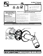 Предварительный просмотр 5 страницы B-K lighting ArtiStar Integral Installation Instructions Manual