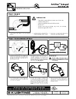 Preview for 6 page of B-K lighting ArtiStar Integral Installation Instructions Manual