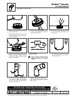 Предварительный просмотр 2 страницы B-K lighting ArtiStar Remote ES16 Metal Halide Installation Instructions Manual