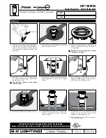 Preview for 2 page of B-K lighting BKSSL Precision2 DR2 Series Installation Instructions