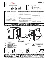 B-K lighting Brick Star Installation Instructions предпросмотр