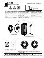 Preview for 1 page of B-K lighting CamLock UPM PM1RM Installation Instructions Manual