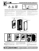 Preview for 3 page of B-K lighting CamLock UPM PM1RM Installation Instructions Manual