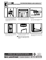 Preview for 4 page of B-K lighting CamLock UPM PM1RM Installation Instructions Manual