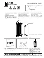 Предварительный просмотр 7 страницы B-K lighting CamLock UPM PM1RM Installation Instructions Manual