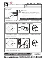 Preview for 2 page of B-K lighting EC Safety And Installation Instructions