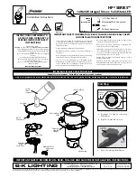 B-K lighting HP2 SERIES Installation Instructions Manual preview
