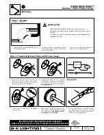 Preview for 4 page of B-K lighting Mini Micro Twin Sign Star Series Installation Instructions Manual