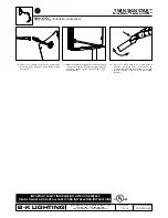 Preview for 7 page of B-K lighting Mini Micro Twin Sign Star Series Installation Instructions Manual