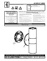 Предварительный просмотр 1 страницы B-K lighting OLYMPUS Series Installation Instructions