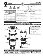 Preview for 1 page of B-K lighting Precision 2 CO2 Series Installation Instructions