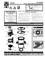 B-K lighting PRECISION2 CO2 Series Installation Instructions Manual preview