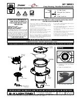 B-K lighting Precision2 HP2 Series Installation Instructions Manual preview