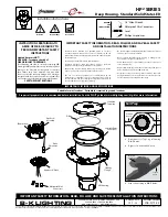 Предварительный просмотр 1 страницы B-K lighting Precision2 HP2 Series Installation Instructions Manual