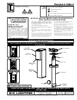 B-K lighting RE1 Installation Instructions предпросмотр