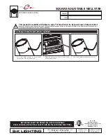 Preview for 3 page of B-K lighting SQUARE ADJUSTABLE WELL STAR Installation Instructions