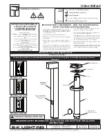 B-K lighting Union Bollard Installation Instructions предпросмотр