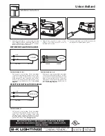 Preview for 3 page of B-K lighting Union Bollard Installation Instructions