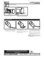 Preview for 4 page of B-K lighting YOSEMITE Series Standard Installation