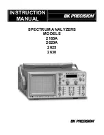 B+K precision 2165A Instruction Manual предпросмотр