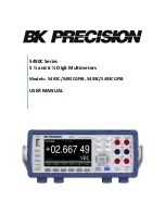 B+K precision 5490C Series User Manual preview