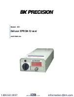 Предварительный просмотр 1 страницы B+K precision 851 User Manual