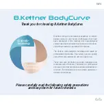 Preview for 3 page of B.Kettner BodyCurve User Manual