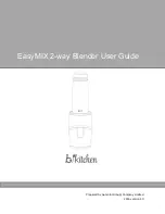 Preview for 1 page of b-kitchen EasyMIX BKMGmix301WH User Manual