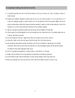 Preview for 5 page of b-kitchen EasyMIX BKMGmix301WH User Manual