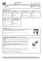 Предварительный просмотр 1 страницы B LIGHT LINEAR TUBE SLIM 674 8 Series Installation