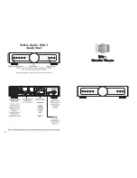 B.M.C. DAC I Quick Start Manual preview