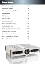 Preview for 3 page of B.M.C. Pure Dac Owner'S Manual