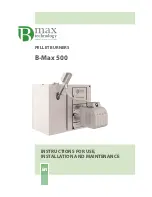 B-Max Technology B-Max 500 Instructions For Use, Installation And Maintenance preview