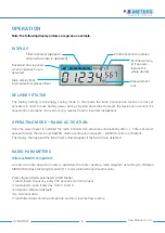 Предварительный просмотр 6 страницы B meters HYDRODIGIT Operating Instructions Manual