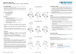Preview for 1 page of B meters RFM-TX1.1 Manual