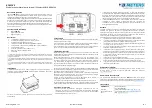 Предварительный просмотр 1 страницы B meters RFM-TXE Quick User Manual