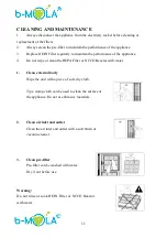 Preview for 12 page of b-mola NCCO1702/DMA Operation Manual