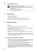 Preview for 10 page of B.Pro BC GF 3500 Operating Instructions Manual